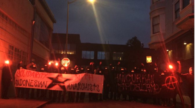 San Francisco, USA: Atak farbą na konsulat Indonezji