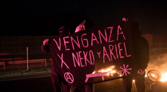 Prowincja Maipo, Chile: Utworzono barykady na cześć poległych w trakcie walki osób towarzyszących