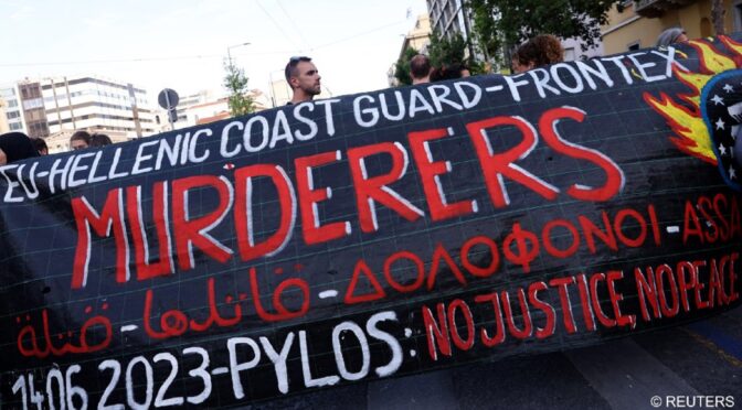 Peloponez, Grecja: O morderstwie migrantów w katastrofie statku niedaleko Pylos