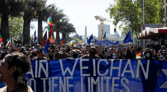 Chile: Marsz rdzennego oporu